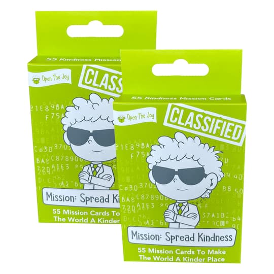 Open the Joy Kindness Mission Cards Set, 2ct.